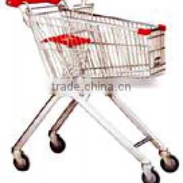 Convenient Japanese style Shopping Trolley Chrome with wheel