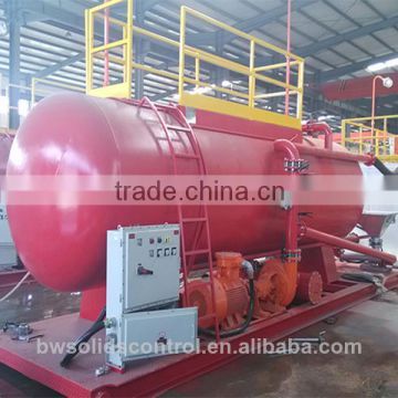 percussion drilling rig solid control mud tank
