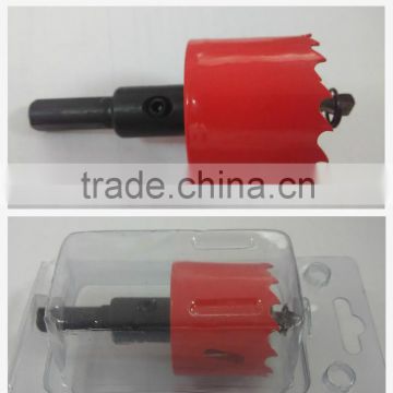 changeable cutters bimetal hole saw for cutting plywood