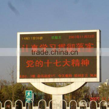 led outdoor full color display P10 led display board/display soft board/flexible led display