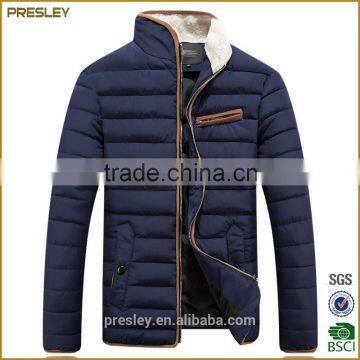 Cheap oem high quality winter men's quilting coat and jacet from china