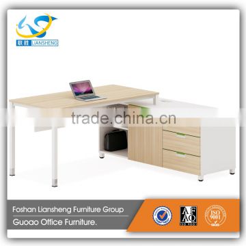 2016 Modern Executive Custom Office Desk With White Metal Legs RS-LSD1680