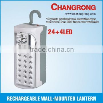 Rechargeable Led portable emergency light with hook