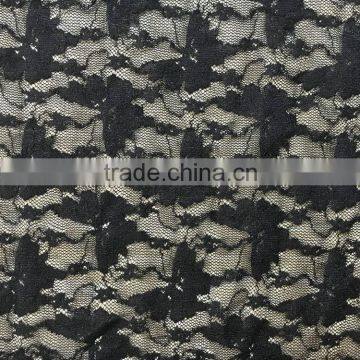 black lace fabric for dress making of indian market strech lace TH-2059