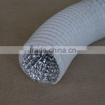 Manufacturer Double layer Combi white PVC aluminum Flexible Air Duct for ventilation