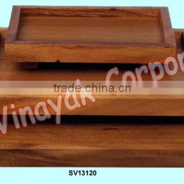 wooden tray,fruit tray,serving tray,plate,sheesham wood furniture