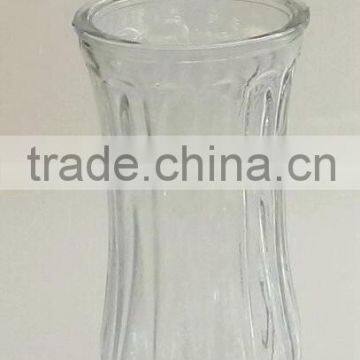 HP256 clear glass vase