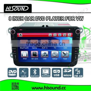 8inch HD touch screen volkswagen passat car stereo gps with bluetooth