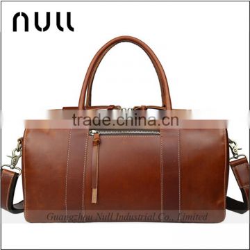 Europe Hot Style Genuine Top Layer Cow Leather Men Leather Travel Duffel Bag Parts