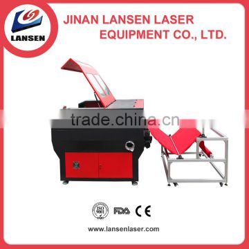 Wuhan CE approved Automatic feeding 1610 Garment 80W Textitle Co2 Laser Cutter machine