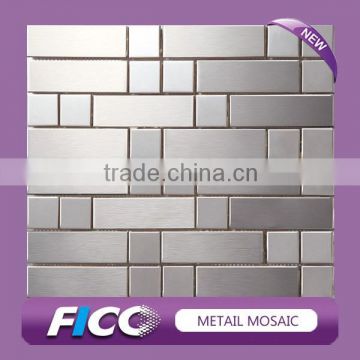 Fico new! GSTA398-1C,steel metal mosaic tile