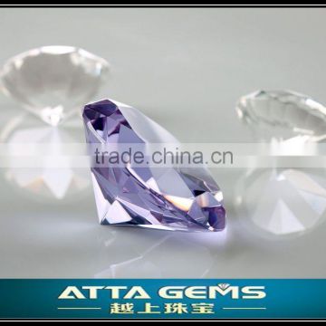 cz cubic zirconia in stock amethyst diamond cut
