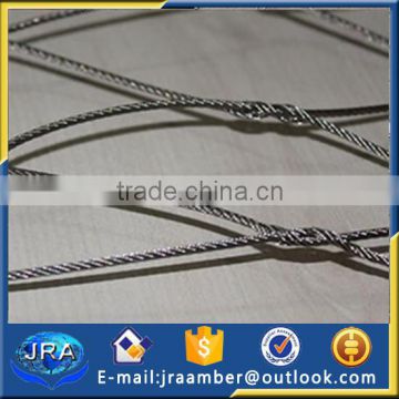 Stainless steel knotted rope mesh for farmland fence chicken mesh