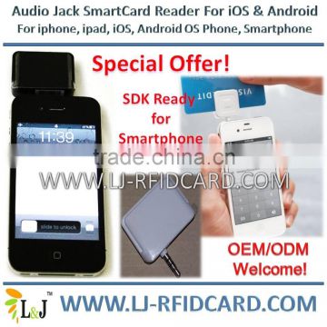 LJ-CR501 Audio Jack Smart Card Reader