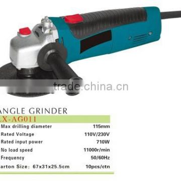 4.5" 115MM 710W quality electric angle grinder with GS/CE