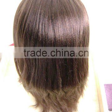 bob style human hair full lace wig with high qulity