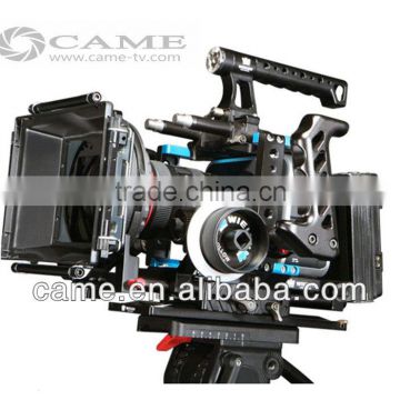 Wieldy DSLR Rig 15mm Mattebox Follow Focus Protection Cage for Blackmagic Bmcc