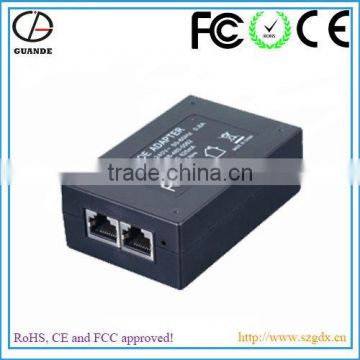 24v 1a dual ports rj45 poe connector