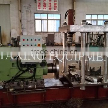 hydraulic cutting and beveling machine for metal pipe