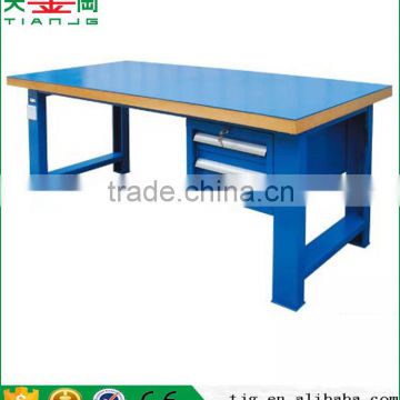 TJG high quality metal Desk Industrial Workbench with drawer customizable