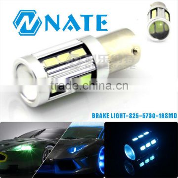 2014 newest car accessories led light Ba15s S25 5730 18 smd Brake stop light