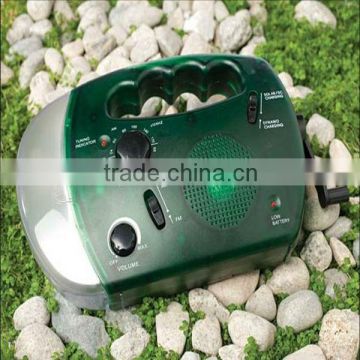Made in China Portable ABS NOAA Energy dynamo radio waterproof torch light