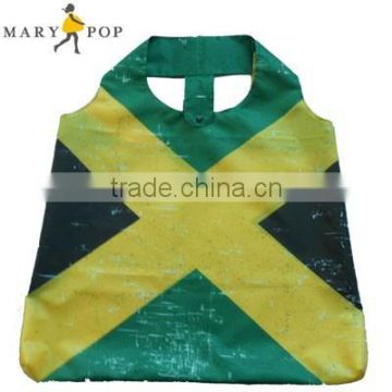 flag foldable shopper bag in pouch