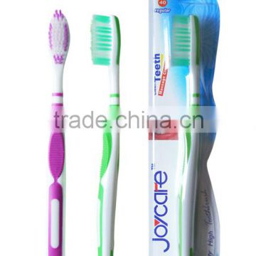 High quality soft adult toothbrush with suction handle