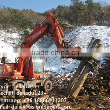 DX300LC-9C/DX260LC-9C Excavator hydraulic log grapple, Customized Excavator Wearable log grapple garb/log grapple fork for sale