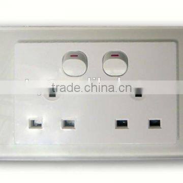 13A uk socket,double switched uk socket,hotel socket