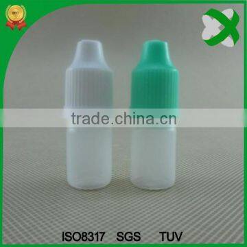 PE e liquid bottle 3 ml with childproof cap