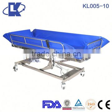 KL005-10Cheap! hospital paitent trolley hospital laundry trolley