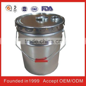 chemioal round tin can 5 liter with chemical round tin