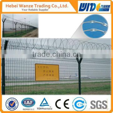 cross razor wire/low price BTO-22 concertina razor barbed wire(factory) ISO9001