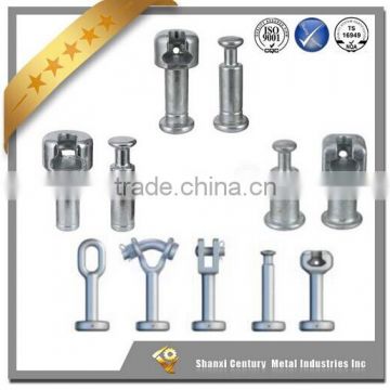 Composited insulator end fitting steel & malleable iron hybrid insulator fitting