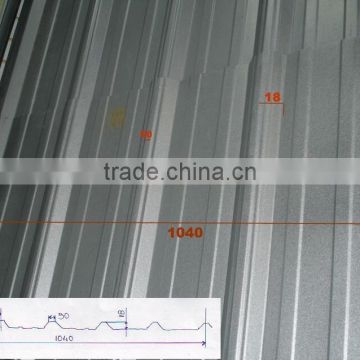 galvanized ribbed metal fence sheet