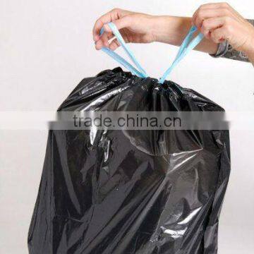 large size ldpe/hdpe biodegradable drawstring garbage bags