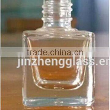 square shaped popular empty glass nail polish bottle