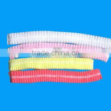 medical supplies nonwoven stitched mon cap on promotion