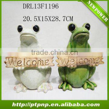 Frog design home and garden decoration