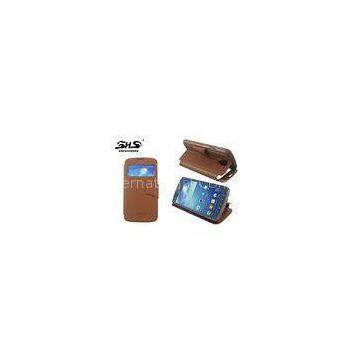 Brown Samsung Galaxy Phone Cases i9295 Eco - Friendly Protection Case