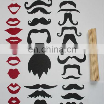 33pc Wedding Birthday Party Photographs Photo Booth Props Mustache On A Stick