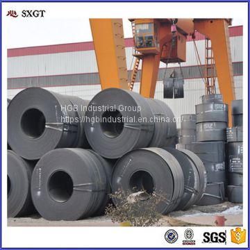 GB standard black hot rolled steel strip factory price in coil for sales