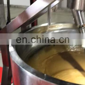 stainless steel jacketed kettle for Melting Sugar-coated