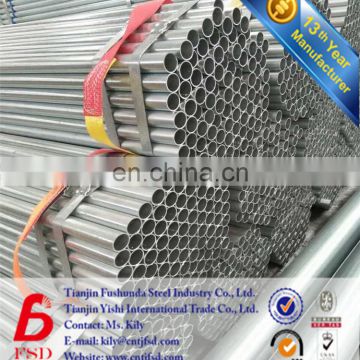 ASTM A53 Standard Round Section 1" GI Pipe Price