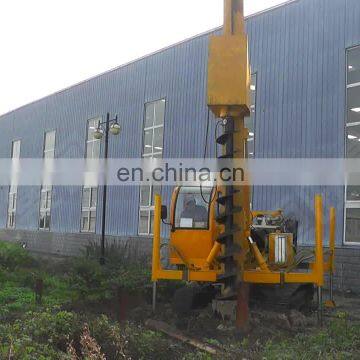 hydraulic and hammer HWD8Y ground screw pile driver