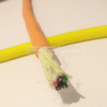 Yellow & Blue Sheath Anti-microbial Erosion Cable Precise Rov Cable