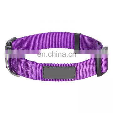 Dark Purple Dog Cat Durable Cheap Adjustable Pet Dog Collar