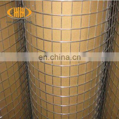 Factory direct cheap aviary wire mesh 3'x100' galvanized welded wire mesh roll 20 gauge steel wire mesh