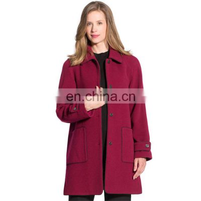 100% Cashmere Coats Ladies Winter Cashmere Coat Women